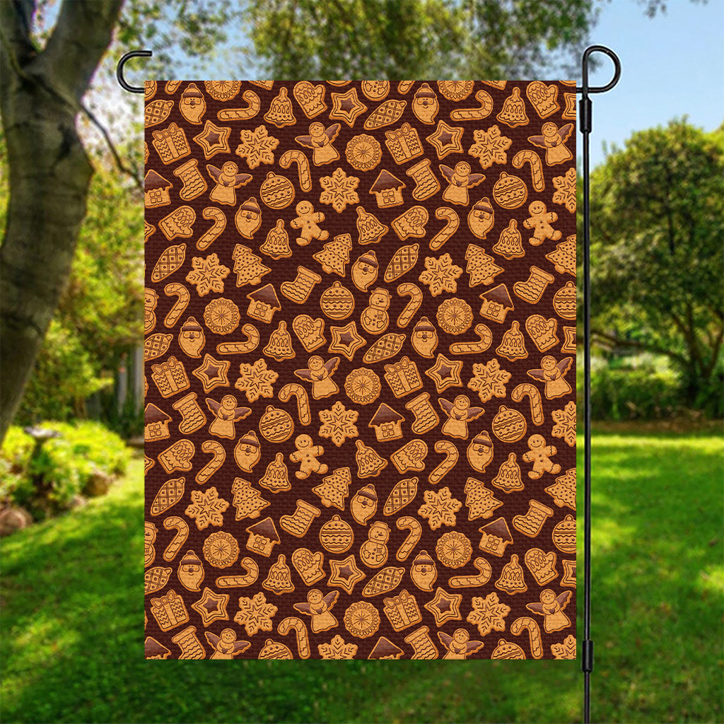 Christmas Cookies Pattern Print Garden Flag