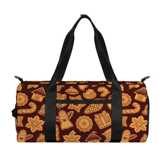 Christmas Cookies Pattern Print Gym Bag