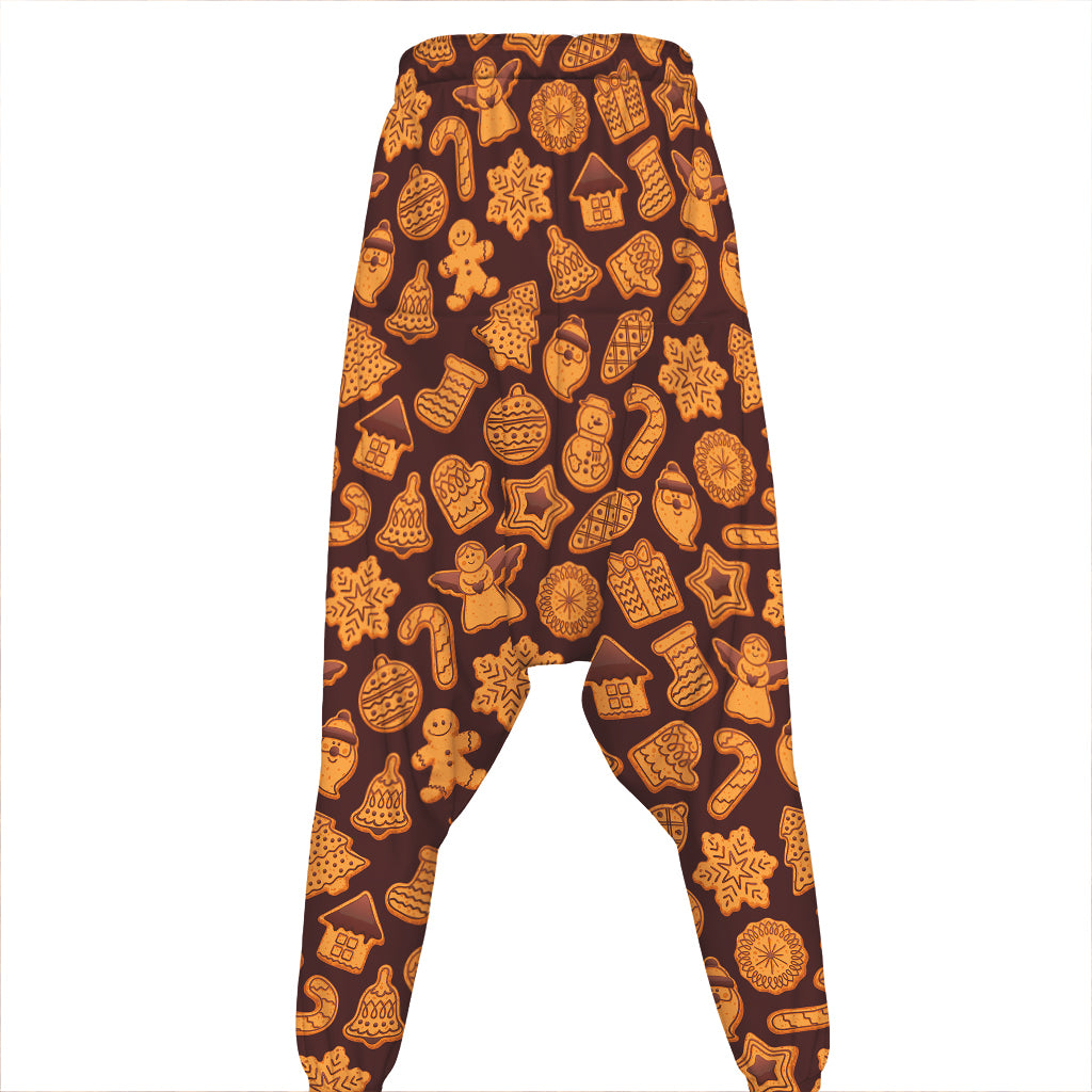 Christmas Cookies Pattern Print Hammer Pants
