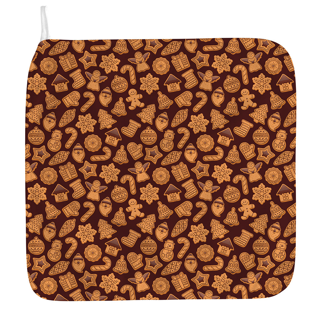 Christmas Cookies Pattern Print Hand Towel
