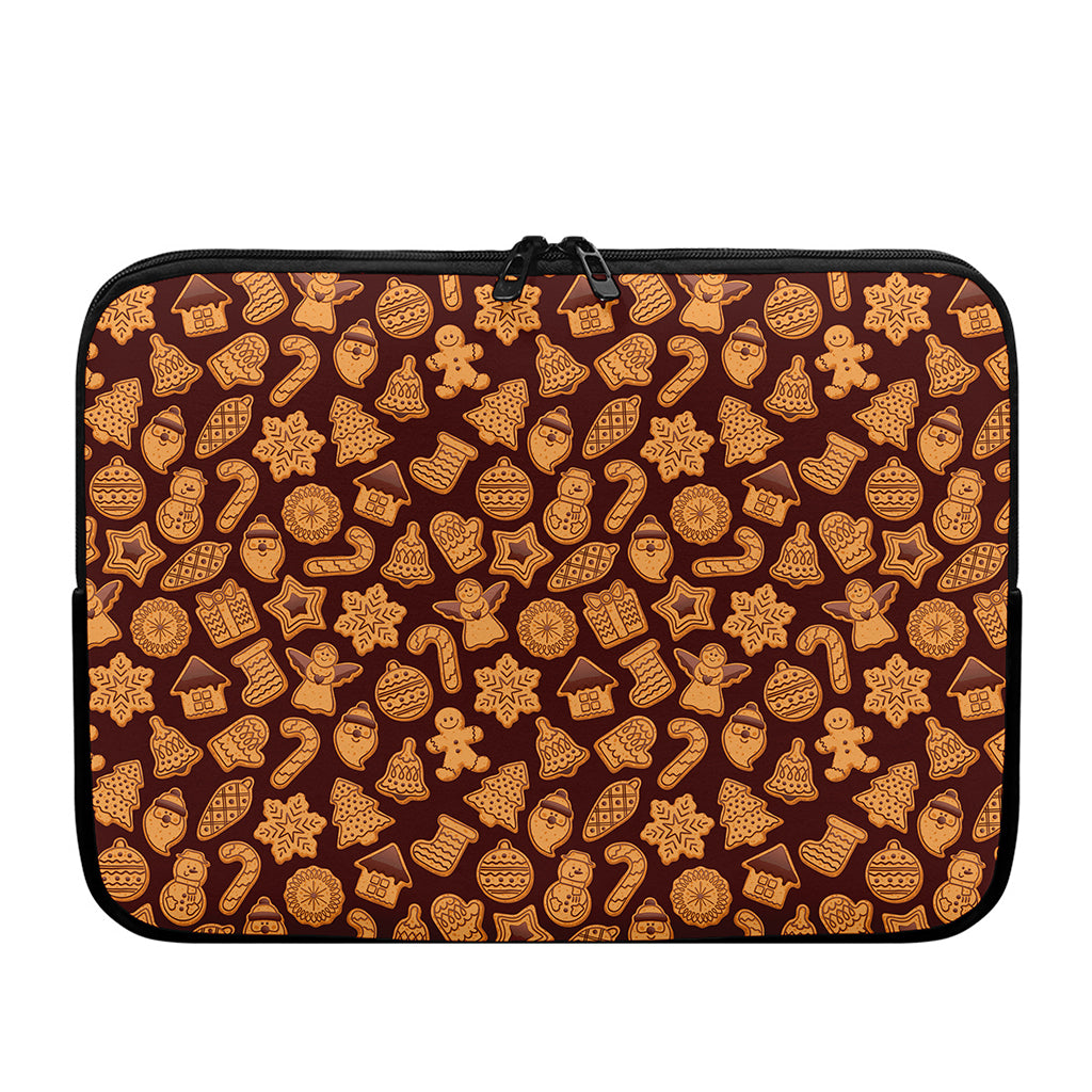 Christmas Cookies Pattern Print Laptop Sleeve
