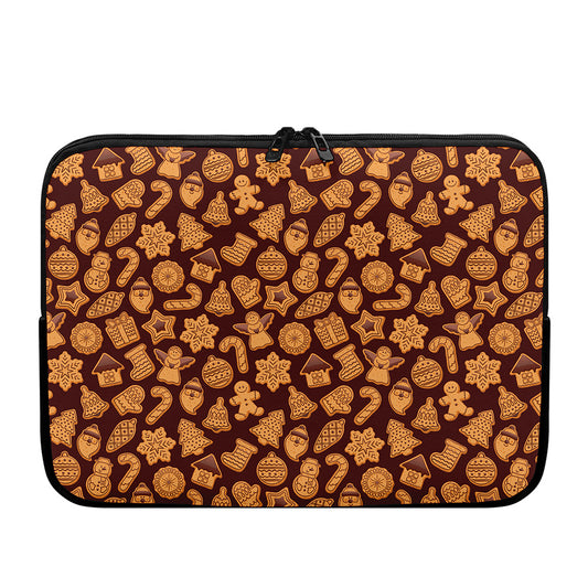 Christmas Cookies Pattern Print Laptop Sleeve
