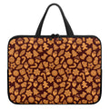 Christmas Cookies Pattern Print Laptop Sleeve With Handle