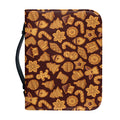 Christmas Cookies Pattern Print Leather Bible Cover