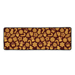 Christmas Cookies Pattern Print Long Kitchen Mat