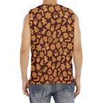 Christmas Cookies Pattern Print Men's Fitness Tank Top