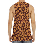 Christmas Cookies Pattern Print Men's Muscle Tank Top