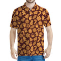 Christmas Cookies Pattern Print Men's Polo Shirt