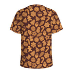 Christmas Cookies Pattern Print Men's Sports T-Shirt