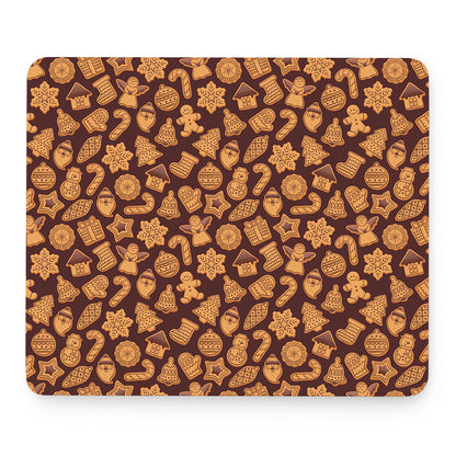 Christmas Cookies Pattern Print Mouse Pad