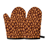Christmas Cookies Pattern Print Oven Mitts