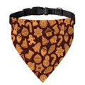 Christmas Cookies Pattern Print Over The Collar Dog Bandana
