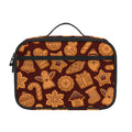 Christmas Cookies Pattern Print Portable Lunch Bag