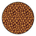 Christmas Cookies Pattern Print Round Floor Mat