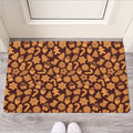 Christmas Cookies Pattern Print Rubber Doormat