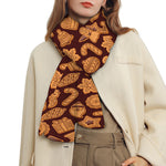 Christmas Cookies Pattern Print Scarf