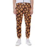 Christmas Cookies Pattern Print Scuba Joggers