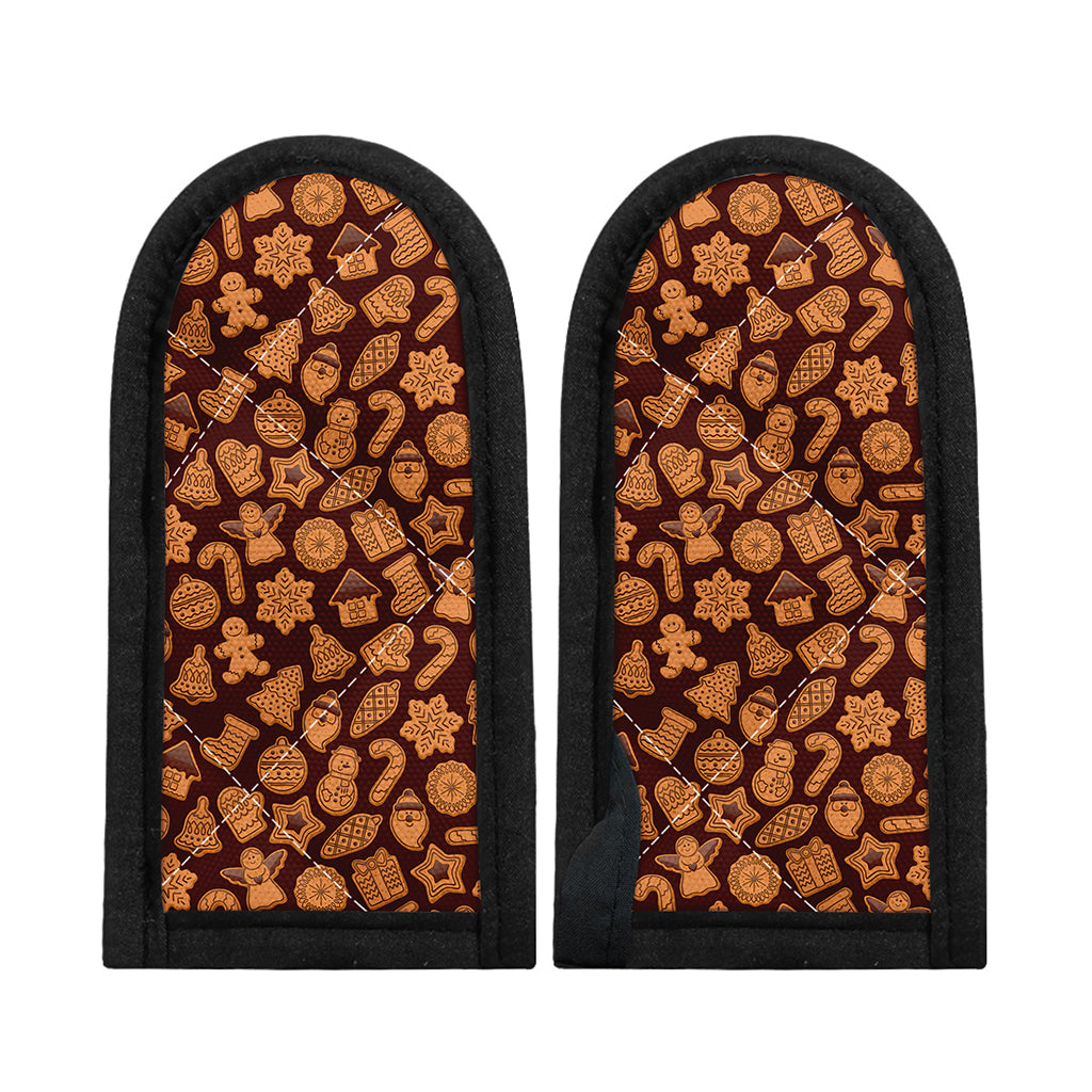 Christmas Cookies Pattern Print Skillet Handle Cover