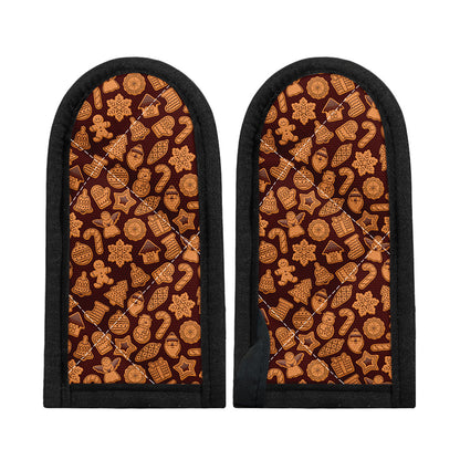 Christmas Cookies Pattern Print Skillet Handle Cover