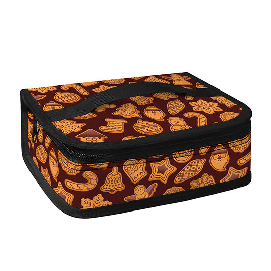 Christmas Cookies Pattern Print Small Lunch Bag