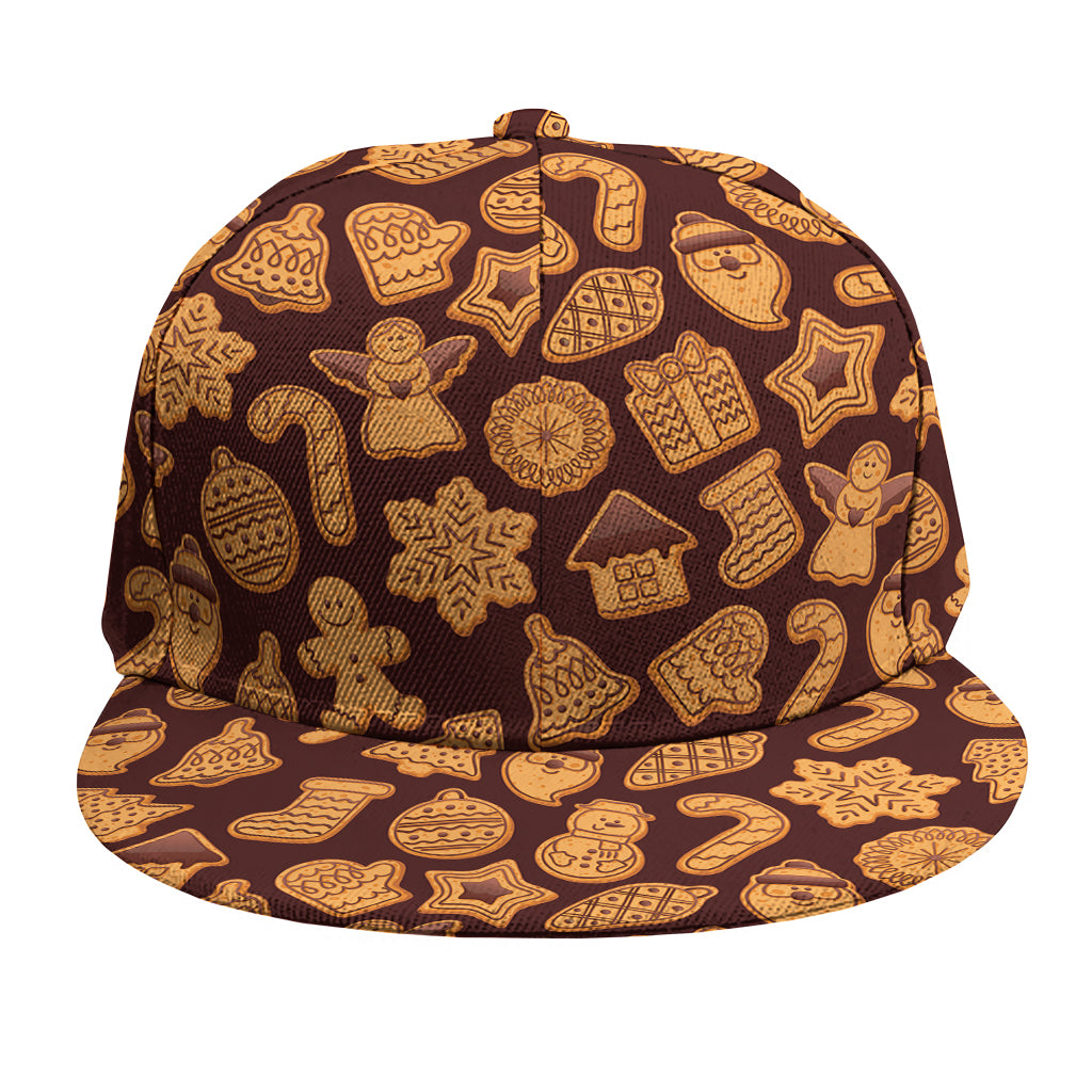 Christmas Cookies Pattern Print Snapback Cap