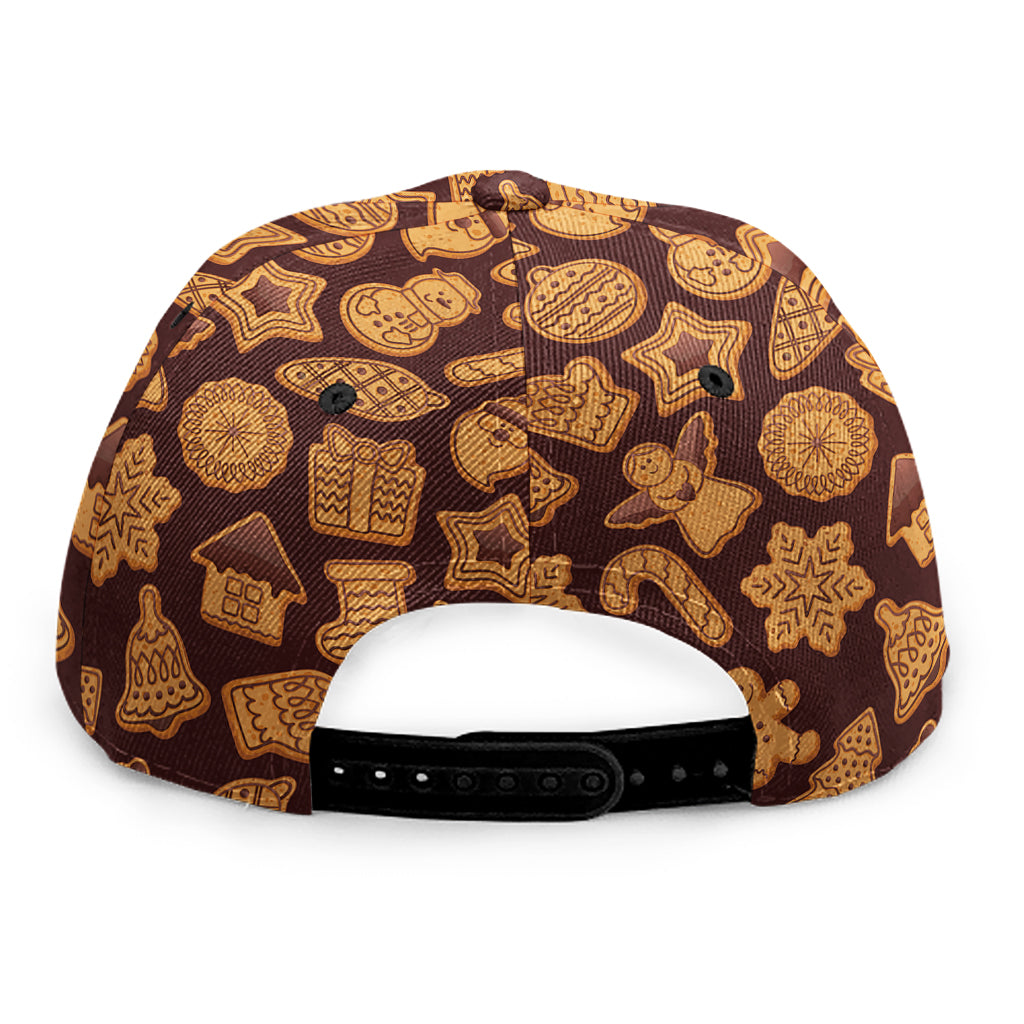 Christmas Cookies Pattern Print Snapback Cap
