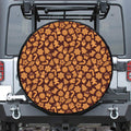 Christmas Cookies Pattern Print Tire Cover