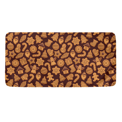Christmas Cookies Pattern Print Towel