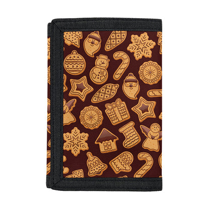Christmas Cookies Pattern Print Trifold Wallet