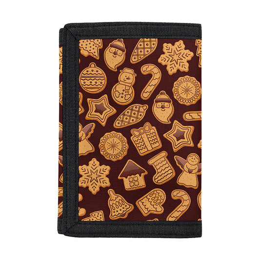 Christmas Cookies Pattern Print Trifold Wallet