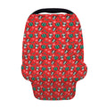 Christmas Cow Pattern Print Baby Seat Cover