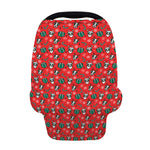 Christmas Cow Pattern Print Baby Seat Cover