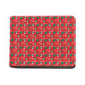 Christmas Cow Pattern Print Bifold Wallet