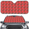 Christmas Cow Pattern Print Car Windshield Sun Shade