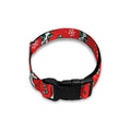 Christmas Cow Pattern Print Dog Collar