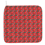 Christmas Cow Pattern Print Hand Towel