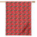 Christmas Cow Pattern Print House Flag
