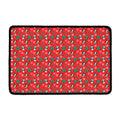 Christmas Cow Pattern Print Kitchen Mat