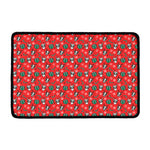 Christmas Cow Pattern Print Kitchen Mat