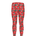 Christmas Cow Pattern Print Men's Leggings