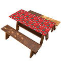 Christmas Cow Pattern Print Picnic Table Cover