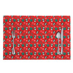 Christmas Cow Pattern Print Placemat