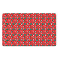 Christmas Cow Pattern Print Polyester Doormat