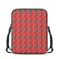 Christmas Cow Pattern Print Rectangular Crossbody Bag