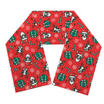 Christmas Cow Pattern Print Scarf