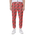 Christmas Cow Pattern Print Joggers