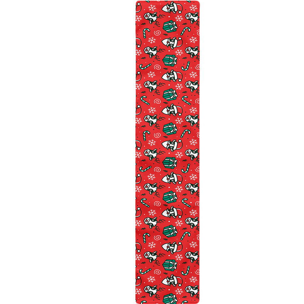 Christmas Cow Pattern Print Table Runner