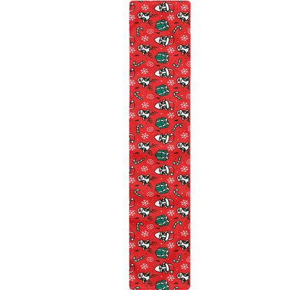 Christmas Cow Pattern Print Table Runner