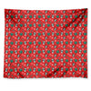 Christmas Cow Pattern Print Tapestry
