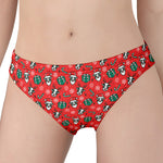 Christmas Cow Pattern Print Women's Panties